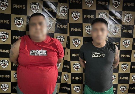 Foragidos de Alagoas são presos em Minas Gerais com arma e drogas