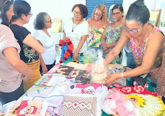 Grupo Motivarte recebe visita da Federação de Artesãos de Alagoas