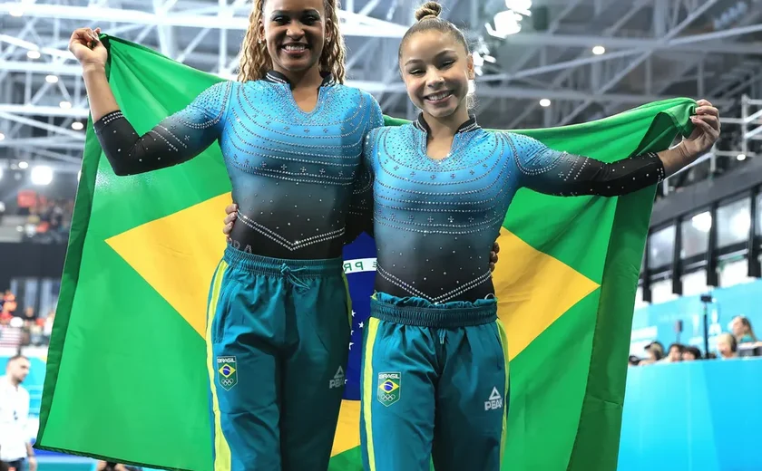 Rebeca e Arthur Nory levam medalhas de ouro e fazem dobradinhas no Pan 2023