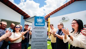 Paulo Dantas inaugura escola de educação básica no município de Pariconha