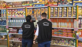 Procon Maceió autua cinco pontos de venda de fogos de artifício por irregularidades