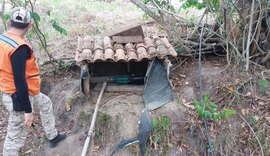 Força-tarefa em União dos Palmares flagra desvio de água do Rio Mundaú