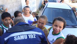 Fogo em vegetação no Benedito Bentes II deixa 20 crianças passando mal