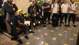 A dois dias do jogo contra a Suíça, seleção passa a noite em Rostav