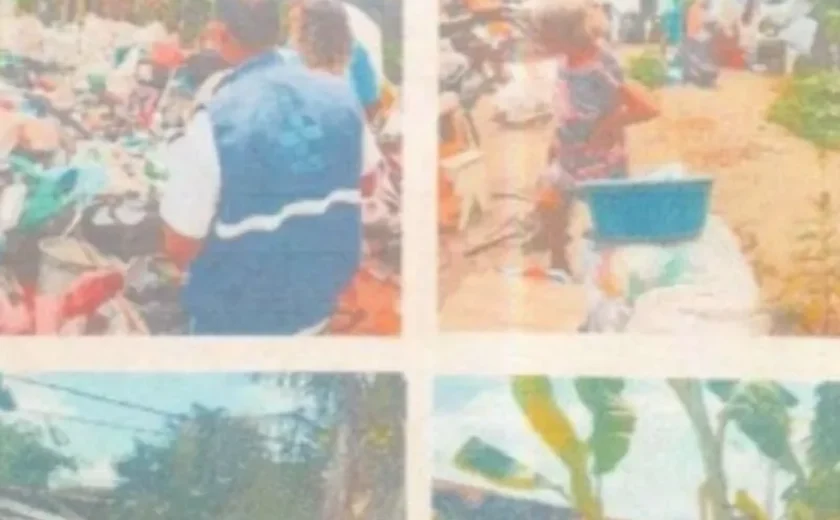 Residência com acúmulo extremo de lixo em Pilar é limpa após ação do MP/AL