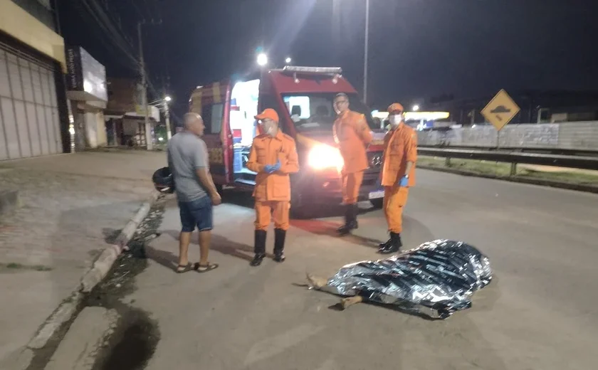 Ciclista morre ao ser atingida por veículo em alta velocidade na rodovia AL-220