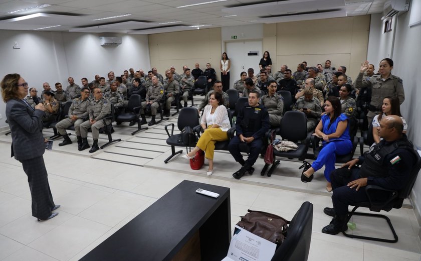 Ministério Público reúne tropa do 14º BPM para abordar os desafios da atividade policial ostensiva