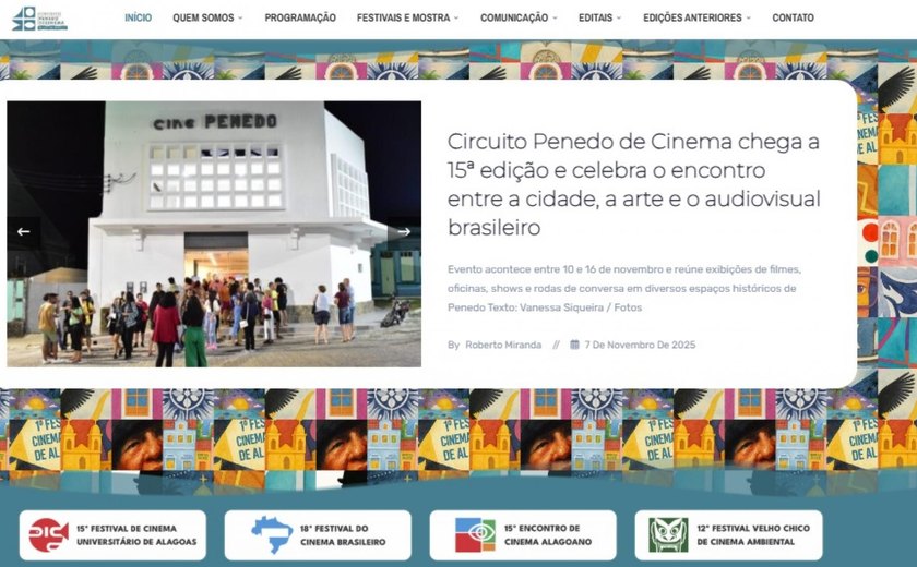 Circuito Penedo de Cinema abre votação popular para filmes de três mostras