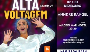 Humorista Anndré Rangel volta para Maceió com o stand up