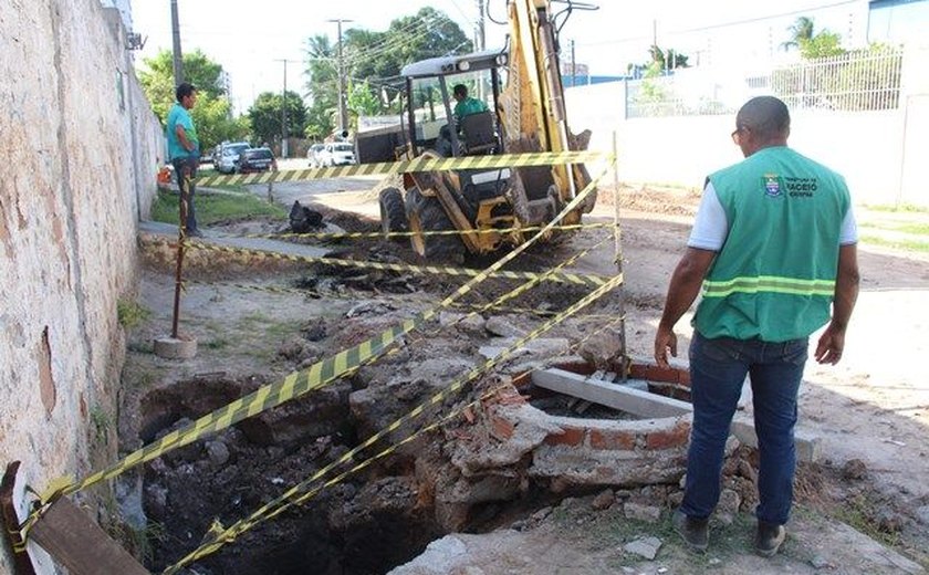 Iniciado trabalho de recuperação de ruas no Pinheiro