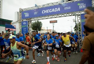 Etapa Maceió da Corrida Nacional do Sesi reúne 2 mil atletas no Dia do Trabalhador