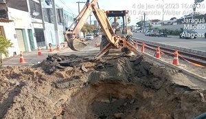 BRK trabalha em substituição de rede de água no Jaraguá nesta terça-feira (17)