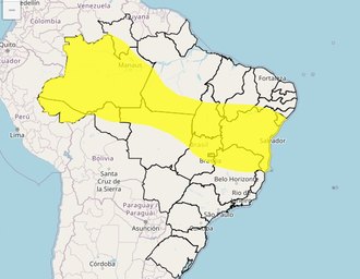 Inmet emite alerta de tempestade para três municípios de Alagoas