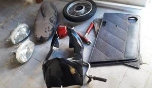 PM prende suspeito de furtar peças de motocicleta em São Miguel dos Campos