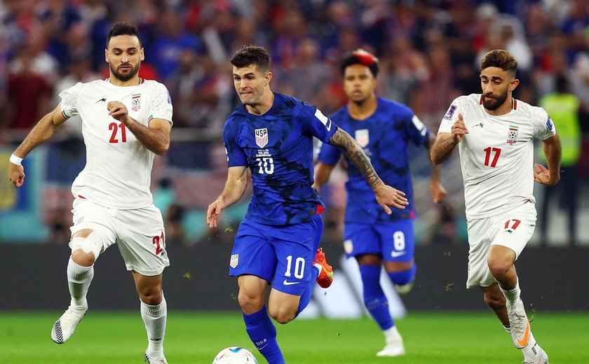 Pulisic decide e Estados Unidos eliminam o Irã da Copa do Mundo