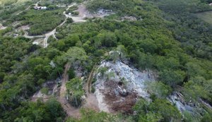 Durante operação conjunta, BPA flagra extração irregular de recursos minerais em Traipu