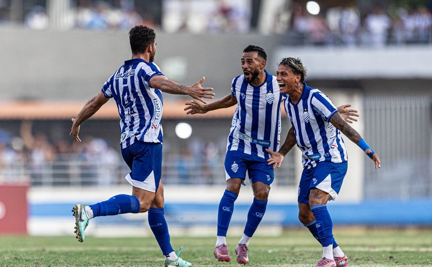 CSA faz 3x0 no Coruripe e fecha 1ª rodada na liderança do Campeonato Alagoano