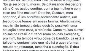 Presidente do Paysandu sofre ameaça de morte com revólver e renuncia