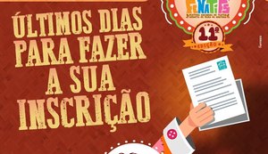 Últimos dias de inscrições no 11º FENATIFS