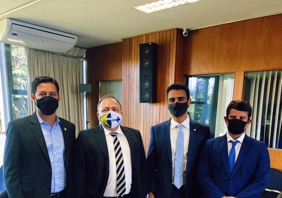 JHC discute com ministro da saúde Plano de Vacinação em Maceió e visita Anvisa