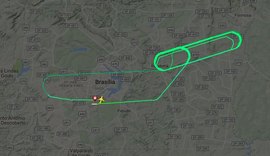 Avião da Gol sobrevoa Brasília após pane no trem de pouso