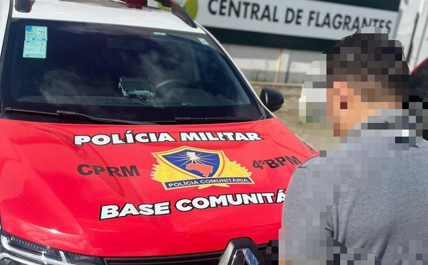 Foragido por homicídio é preso durante ação de rotina da Polícia Militar em Maceió