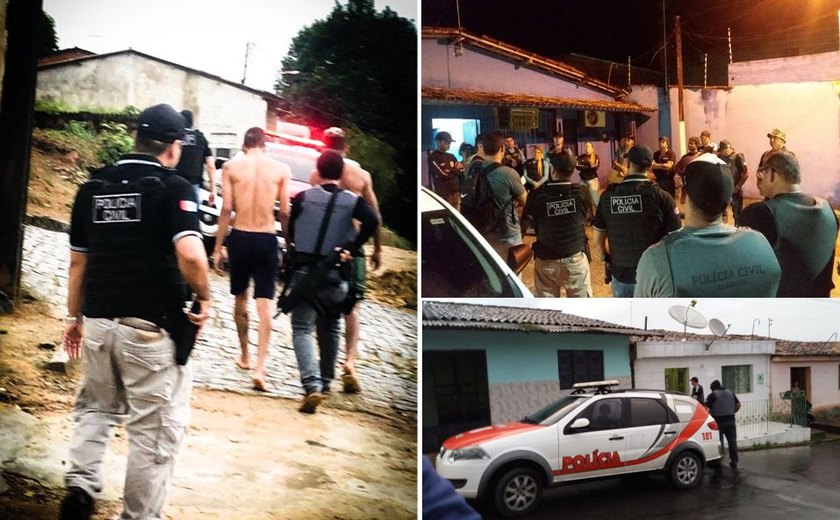 Operação policial desmantela organização criminosa que atuava no município de Rio Largo