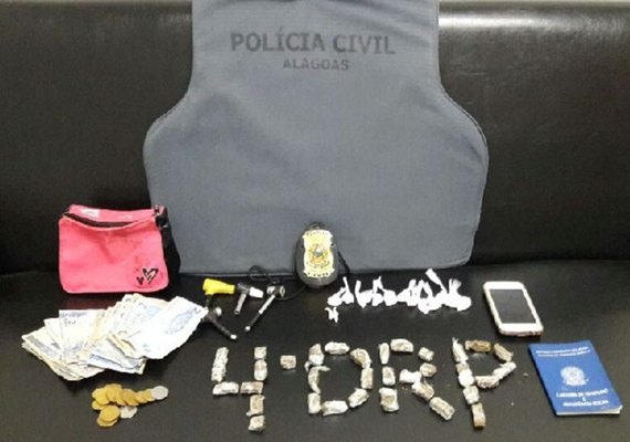 Polícia prende trio dono de bar em Arapiraca por tráfico de drogas