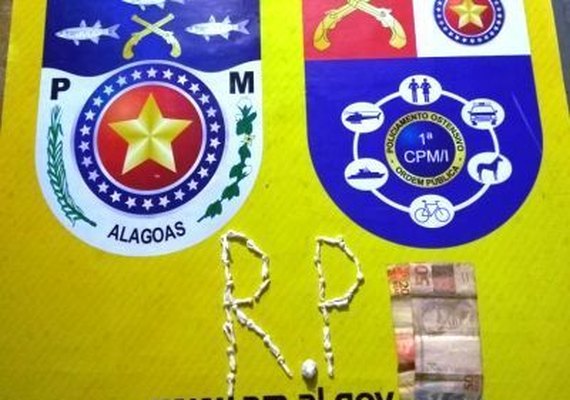 PM apreende três menores suspeitos de tráfico de drogas em São Miguel dos Campos