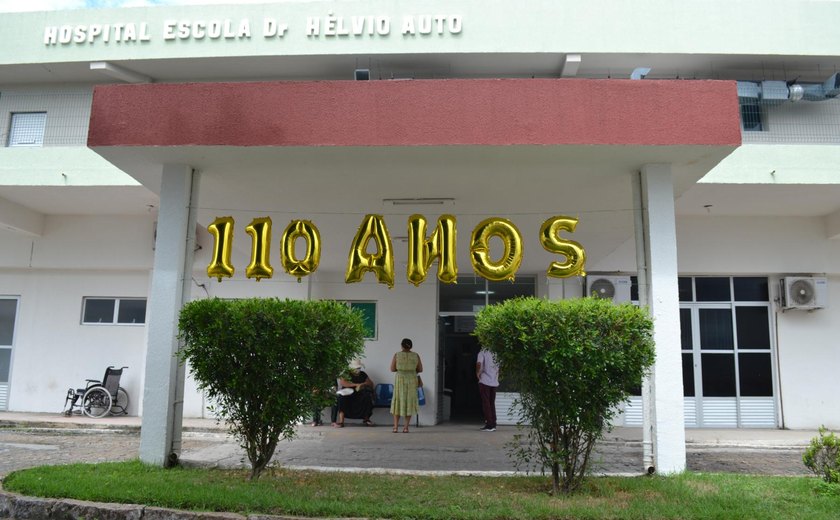 Hospital Helvio Auto comemora 110 anos oferecendo testes e consultas abertas à população