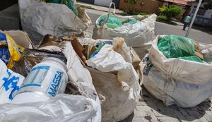 Cooperativas recolheram mais de 430 toneladas de materiais recicláveis