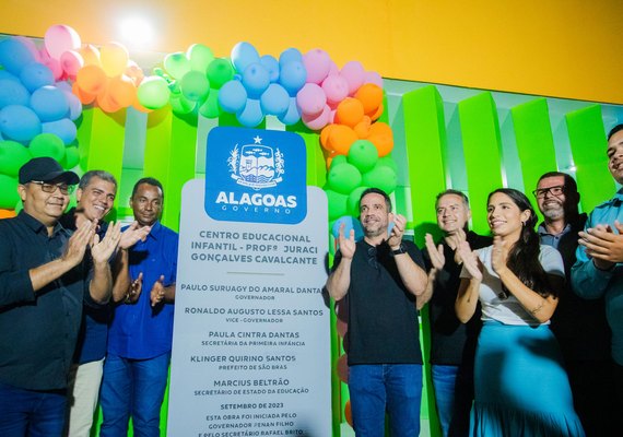 Governador inaugura creche Cria e entrega obras do Minha Cidade Linda em São Brás