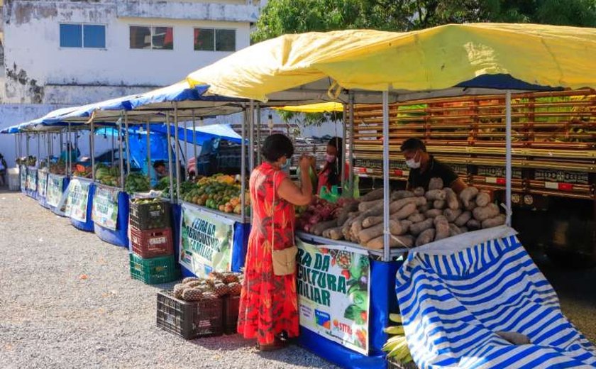 Feira da Agricultura Familiar comercializa produtos cultivados de forma sustentável