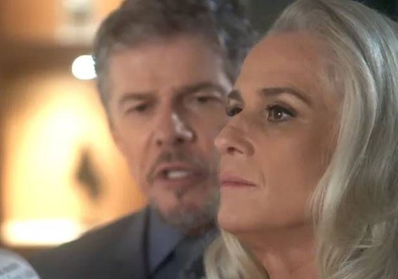 'A Lei do Amor': Tião ameaça Mág após descobrir crimes. 'Se ajoelha, sua quenga'