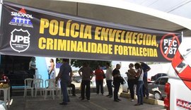 Policiais civis e federais de Alagoas param atividade por 24h contra PEC 287