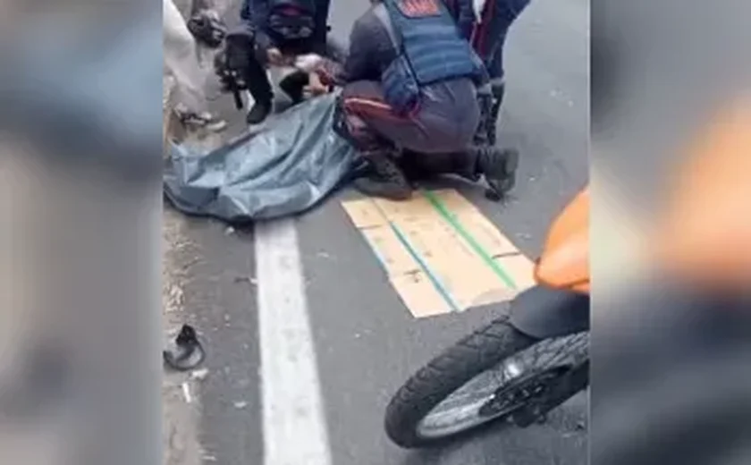 Motociclista morre após colisão entre duas motos na BR-104, em Maceió