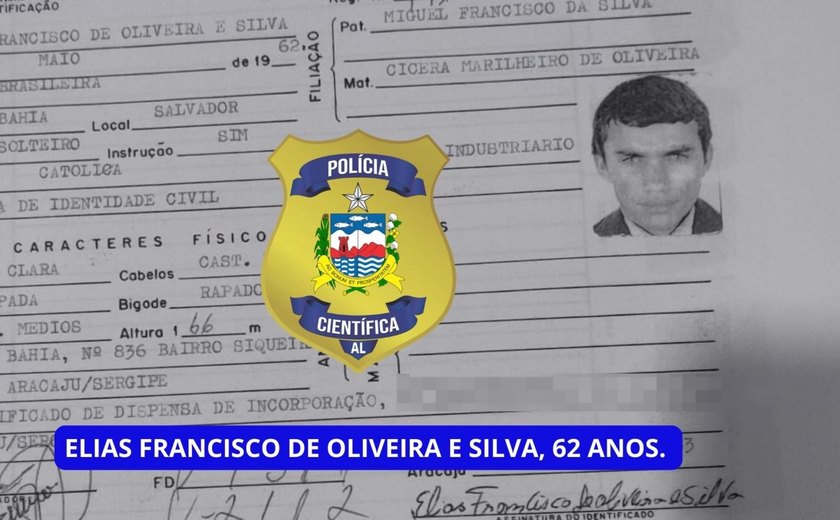 Polícia Científica procura familiares de homem que vivia em situação de rua em Penedo