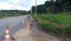 DER alerta motoristas que trafegam nas rodovias AL-101 Norte e AL-105