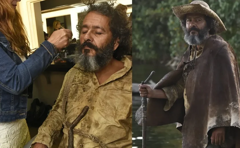 José Leôncio vira Velho do Rio em ‘Pantanal’; Veja a transformação do ator Marcos Palmeira