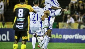 Cruzeiro goleia o Novorizontino e confirma saída do CSA da zona de rebaixamento