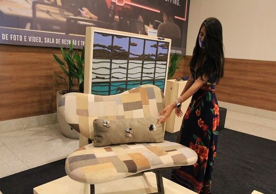 Exposição reúne peças sustentáveis de casca de sururu