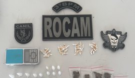 Polícia Militar flagra tráfico de drogas durante abordagens em Arapiraca