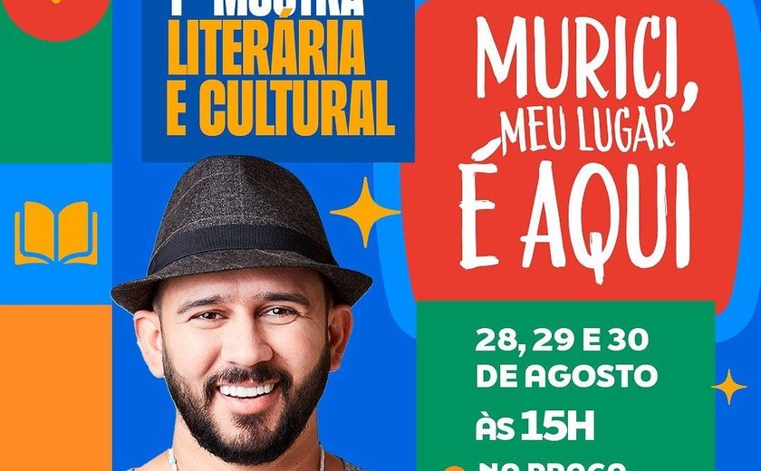 Murici abre sua 1ª Mostra Literária e Cultural e no domingo tem a 4ª Pedalada Ecológica