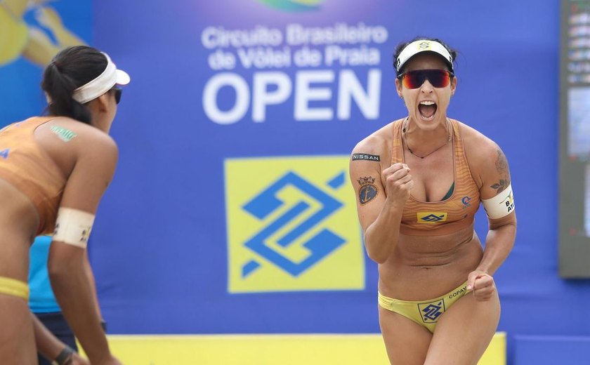 Ágatha e Duda vencem outra etapa e fecham ano na liderança do ranking