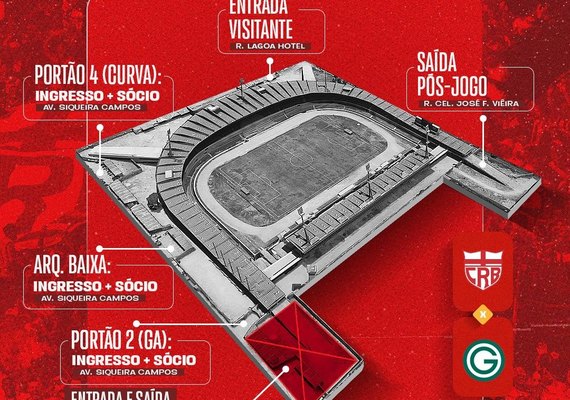 CRB começa nesta quarta a vender ingressos para partida contra o Goiás