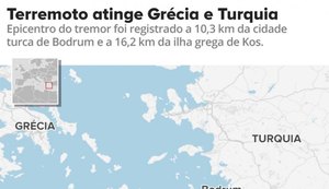 Terremoto de magnitude 6,7 atinge litoral da Turquia