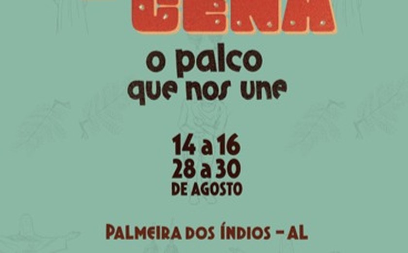 Mostra Mestres em Cena leva seis espetáculos gratuitos a Palmeira dos Índios