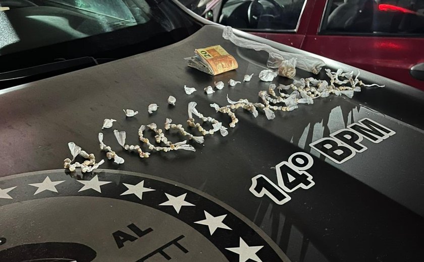 Homem é preso pela com drogas em Messias