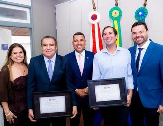 Câmara reconhece deputado Inácio Loiola e empresário Sérgio Feitosa como cidadãos honorários de Maceió