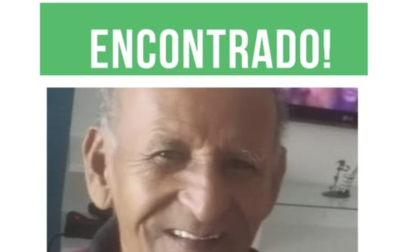 Idoso desaparecido no Santo Eduardo é encontrado